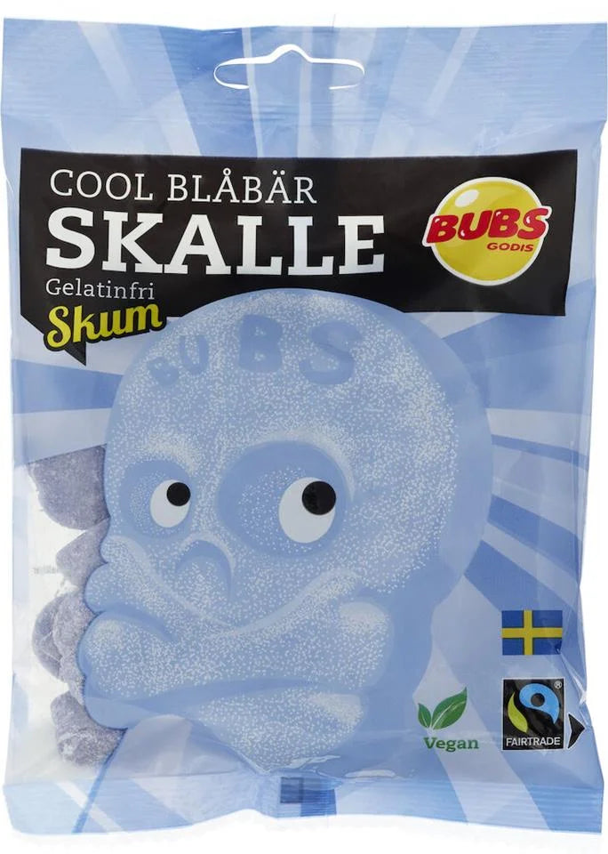 klar Gå vandreture Kommunisme Bubs Cool Blåbær Skalle Skum 90g – extra365