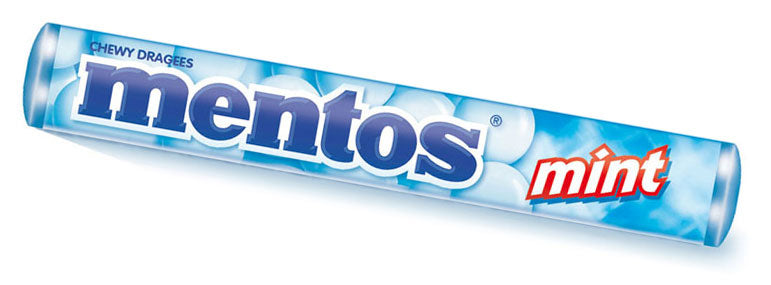 Mentos Mint, 1 rulle 38gram