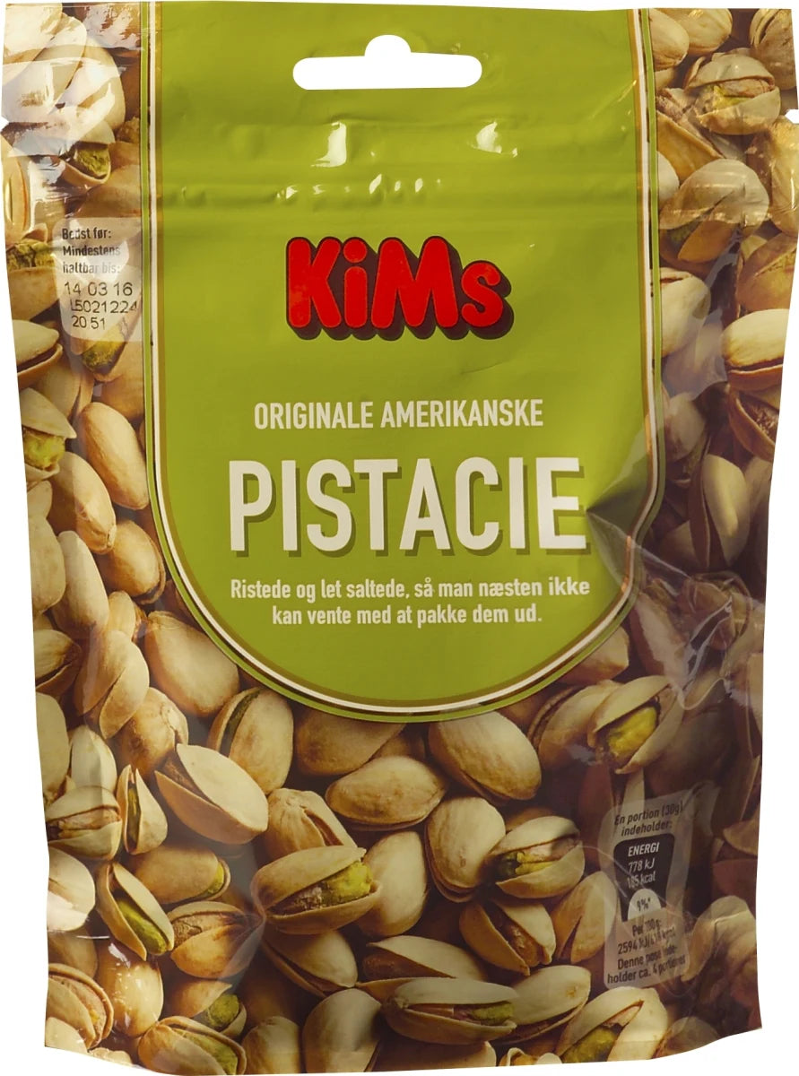 Kims Nødder, Pistacie 90gram