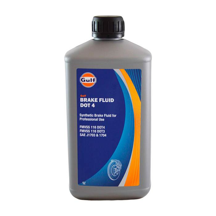 GULF BREMSEVÆSKE DOT4 - 1 LITER