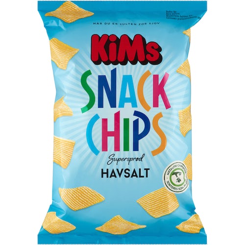 Kims Snackchips Havsalt 160gram