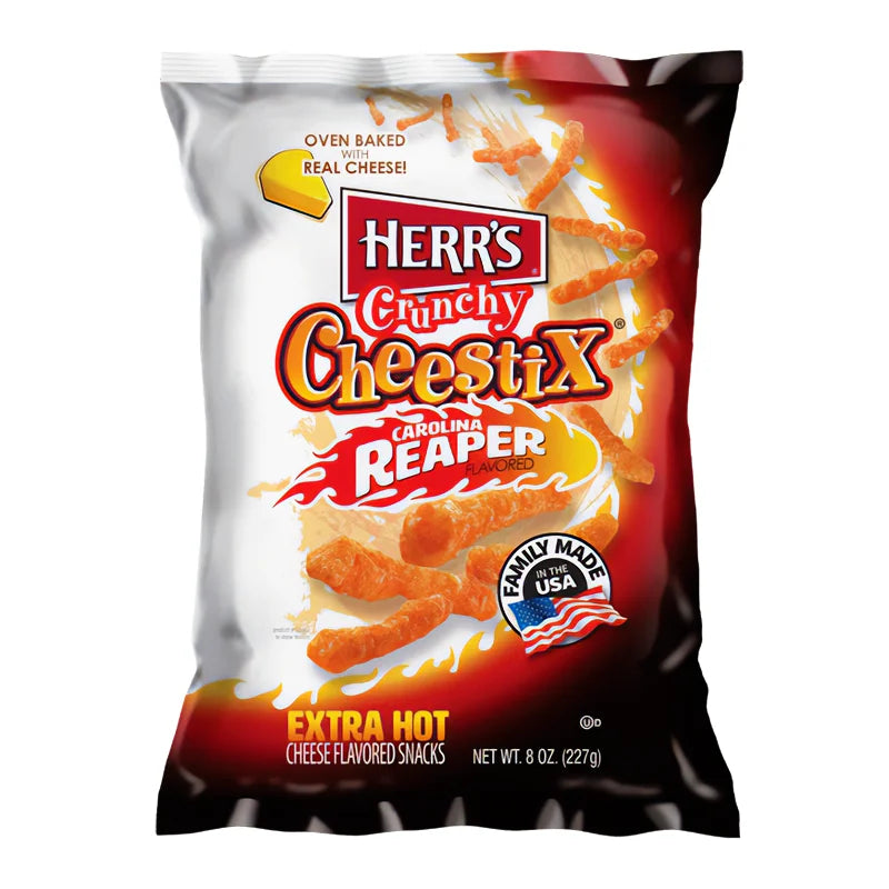 Herr’s Carolina Reaper Cheestix  227g