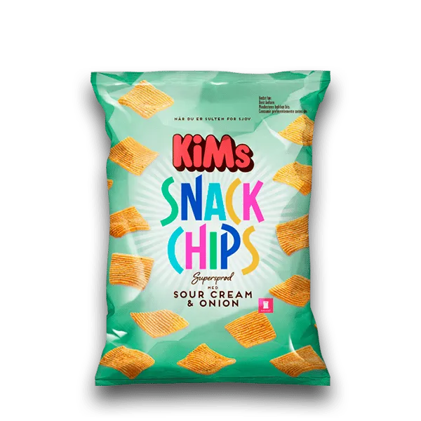 Kims Snackchips Sour Cream & Onion 160gram