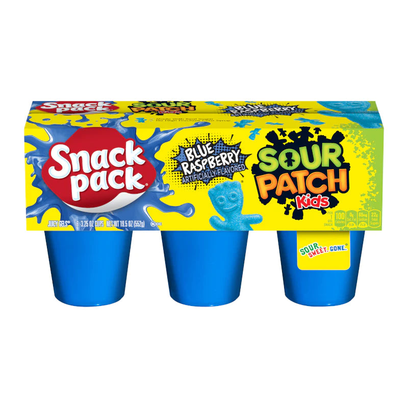Sour Patch Kids, Snack 6 Pack Blå 552gram