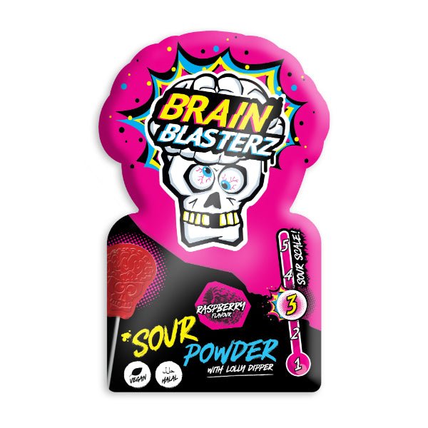 Brain Blasterz Sour Powder Raspberry