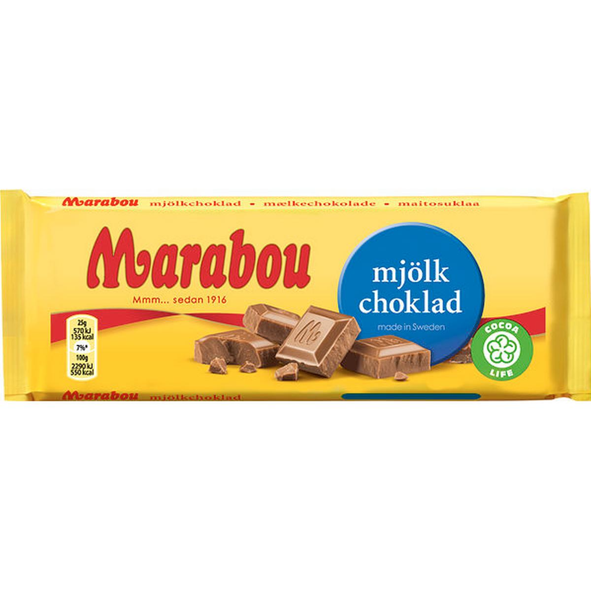 Marabou Mælkechokolade 200g