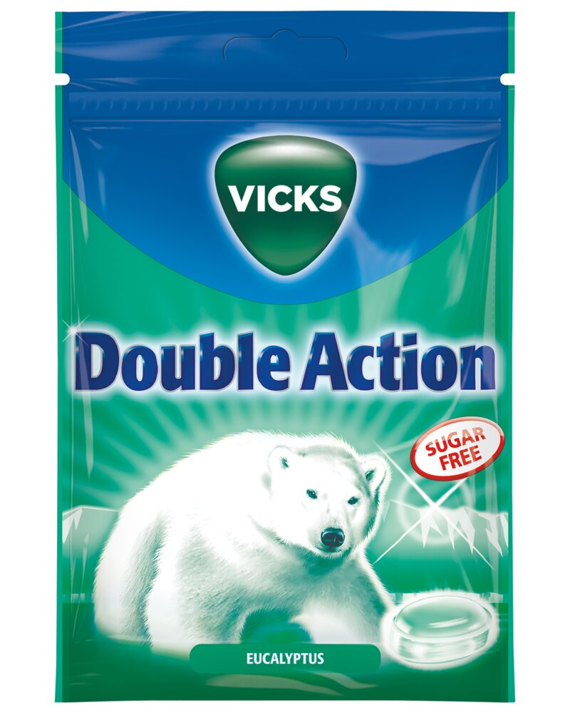 Sukkerfri Vicks - Ecualyptus 72gram