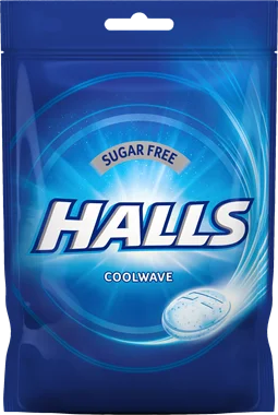 Halls Sugar Free Coolwave 65g