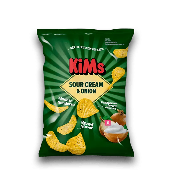 Kims Sour Cream & Onion 25gram